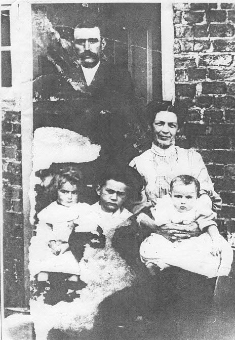 Possibly Granddad Robinson & Grandma Etty with Clifford and Austin